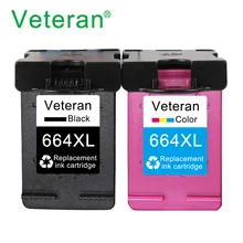 Ветеран 664xl чернильный картридж для hp 664 hp 664 xl для hp DeskJet 1115 2135 3635 1118 2138 3636 3638 4536 4676 принтер