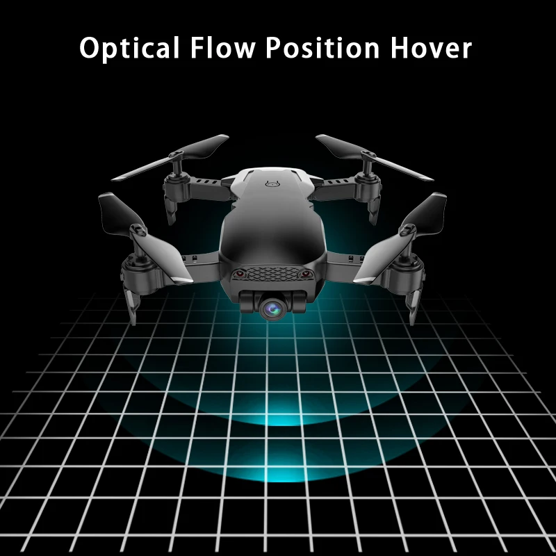 Складной Радиоуправляемый Дрон Teeggi M69G FPV с 1080P HD камерой Wi Fi оптическим потоком
