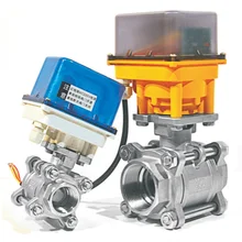 DN65 AC12V/24 V/220 В фиксированного типа Электрический шаровой клапан с CR03/CR04