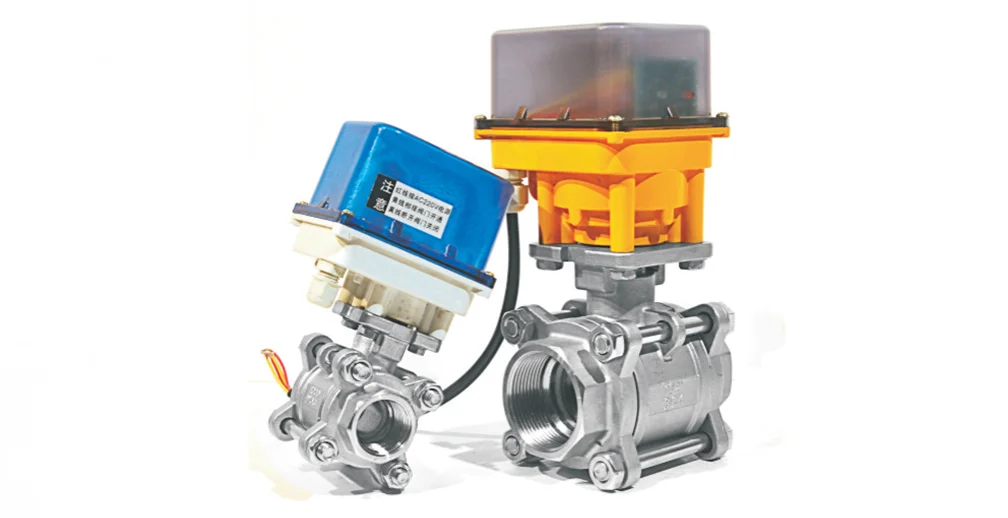 

DN65 AC12V/24V/220V fixed-type electric ball valve with CR03/CR04