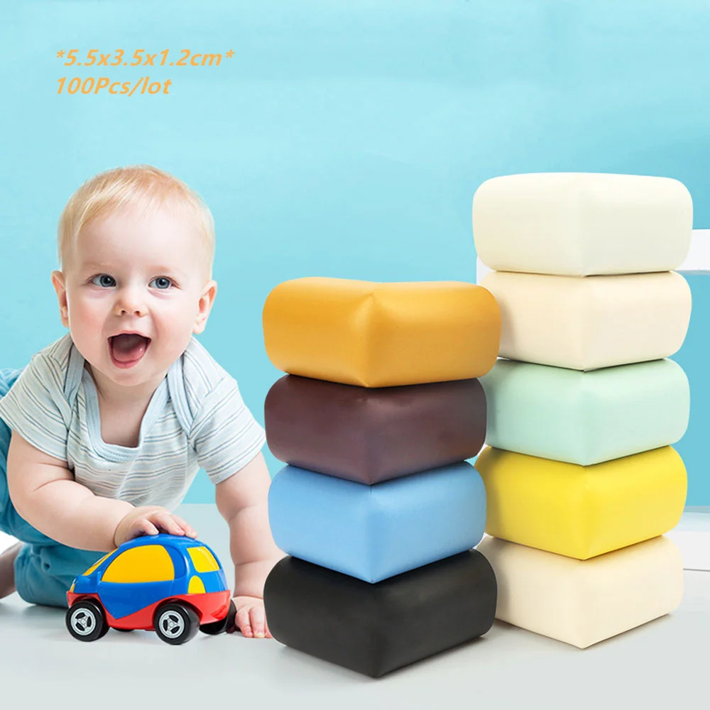 

100Pcs Anti-collision Children Protection Coner Guard 5.5cm L Shape Baby Safety Products Glass Edge Furniture Kids Safety Corner