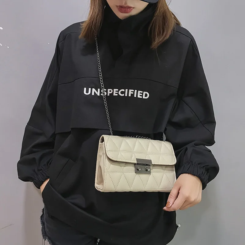 Women Winter Hot INS Popular Chain Shoulder Bags Fashion Travel Female Flap Mini Handbag PU Ladies Design Messenger Bolsa SS3481 (16)