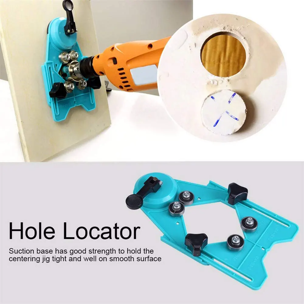 

Adjustable Masonry Hole Drill Guide for Tile opening Locator Ceramic Cutter Construction Hand Tools Drill Bit Set 2018 New