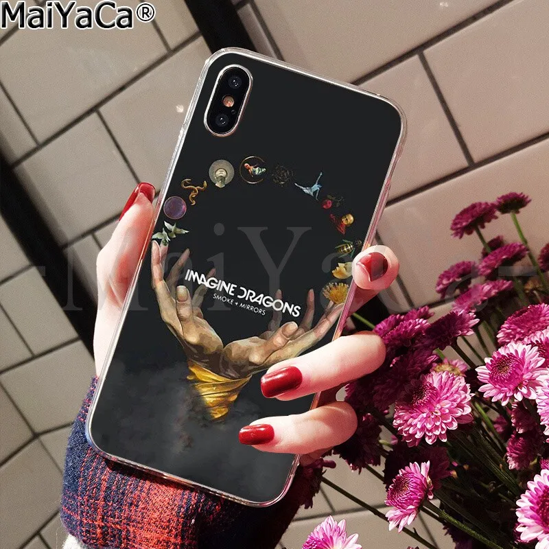 MaiYaCa imagine Dragon Ночная музыка DIY печать рисунок чехол для телефона чехол для Apple iPhone 8 7 6 6S Plus X XS MAX 5 5S SE XR