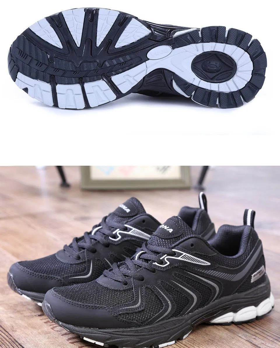 BONA New Arrival Hot Style Men Running Shoes Lace Up Breathable Comfortable Sneakers Outdoor Walking Footwear Men Free Shipping