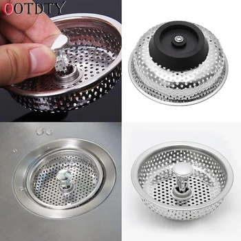 

OOTDTY Mesh Kitchen Stainless Steel Sink Strainer Disposer Plug Drain Stopper Filter