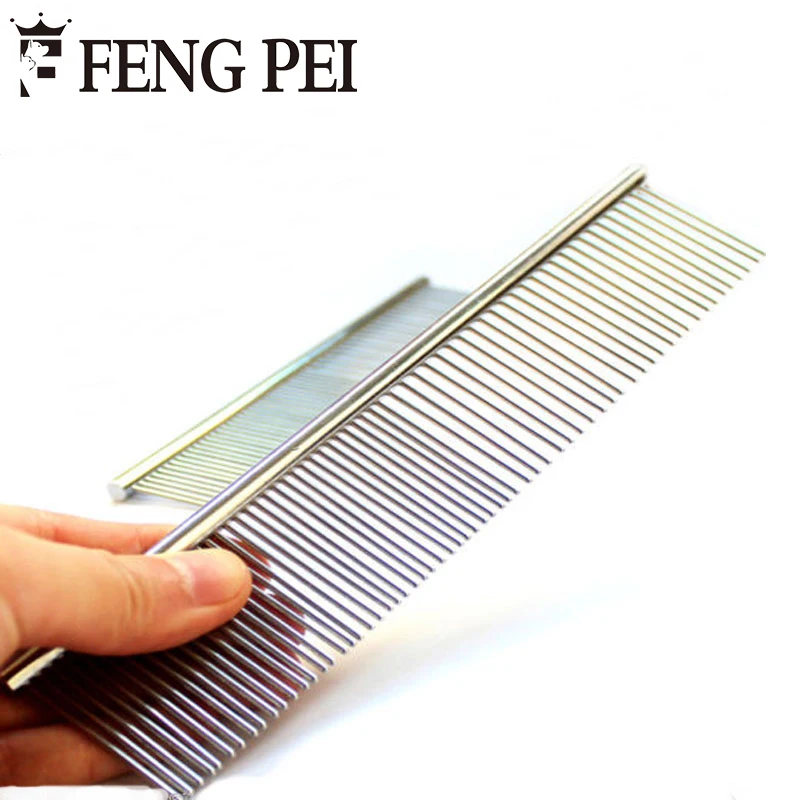 2016 New Stainless Steel Pet Dog Combs Grooming Brush for Pets Doggy