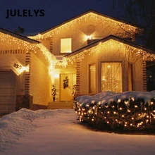 СВЕТОДИОДНАЯ Гирлянда занавес JULELYS уличная Рождественская