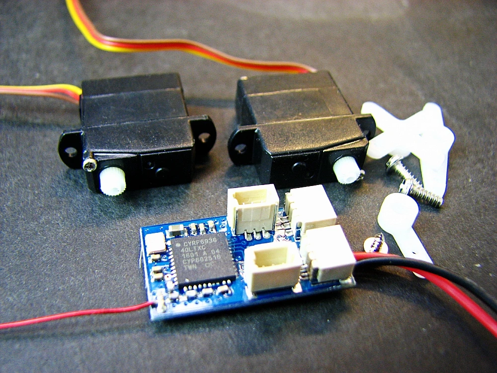 DSM2/приемник DSMX и 2g микро сервопривод * 2 набор кистей с 5A фонарей|dsm2 receiver|receiver