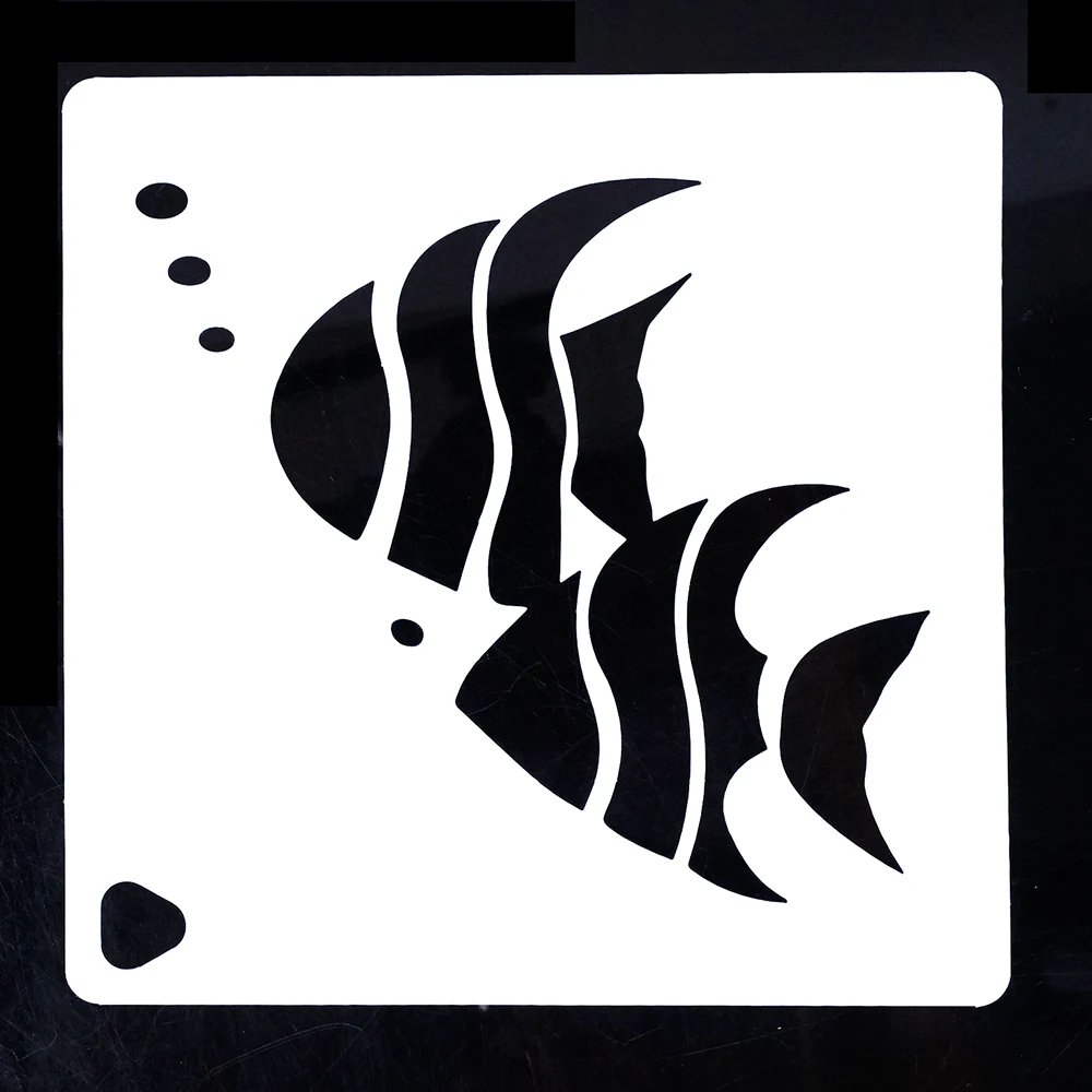 

15 см поделки своими руками, слойное искусство для океана, для рисования, скрапбукинга, тиснения, шаблон в виде рыбы, инструмент для скрапбукинга