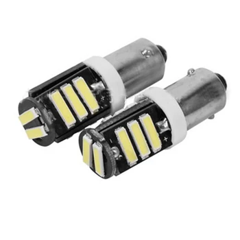 

Yushuangyi 100X BA9S 7014 11SMD LED White Wedge Side Light Bulb LED Car Lights Bulb Signal Interior lighting Bulbs