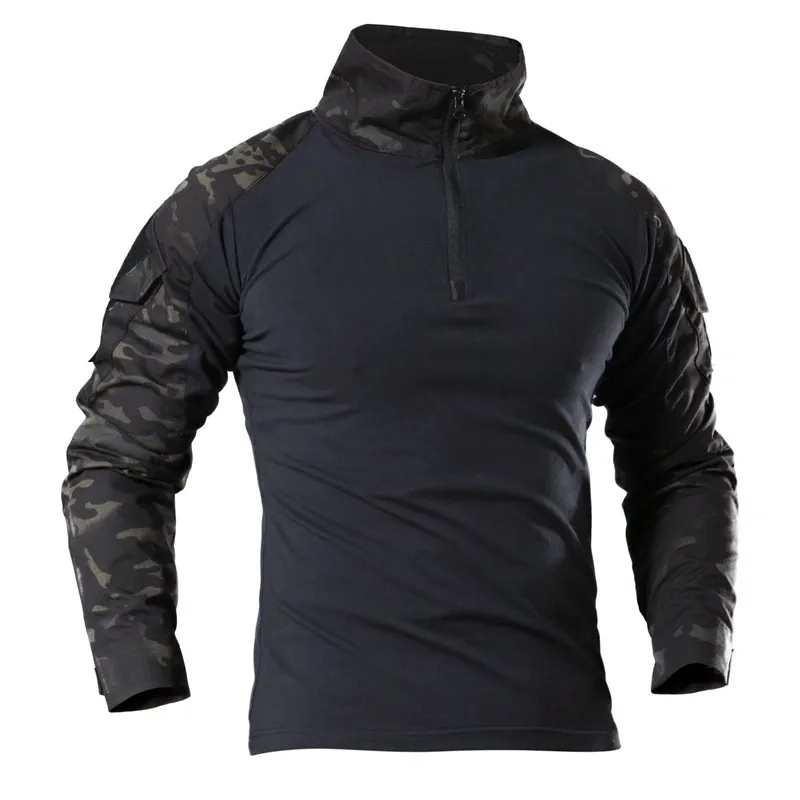 longa solider camisas do exército multicam uniforme