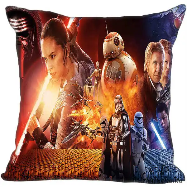 Square Pillowcases Красивая Наволочка на заказ игрушки звездные войны фильмы квадратная Наволочка на молнии(с одной стороны) 180522-17-41 - Цвет: Square Pillowcases