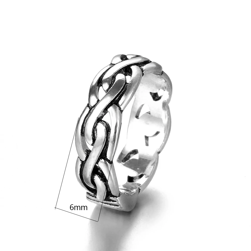 Древнее серебро Бесконечность Будда кольцо Вечность кольцо подвески лучший друг подарок бесконечный символ Модные кольца для женщин