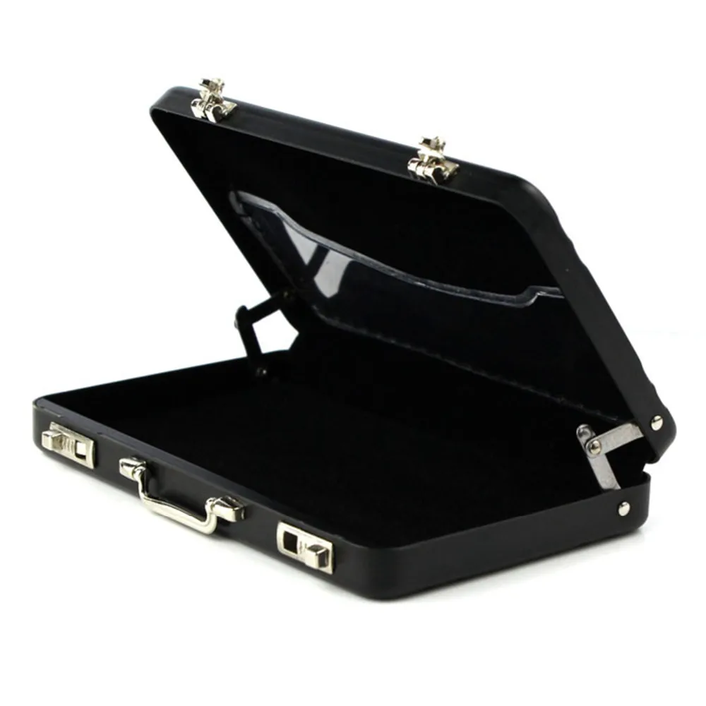 

id card holder men unique Metal Mini Suitcase Business Bank Card Name Card Holder mini Box porte carte organizador