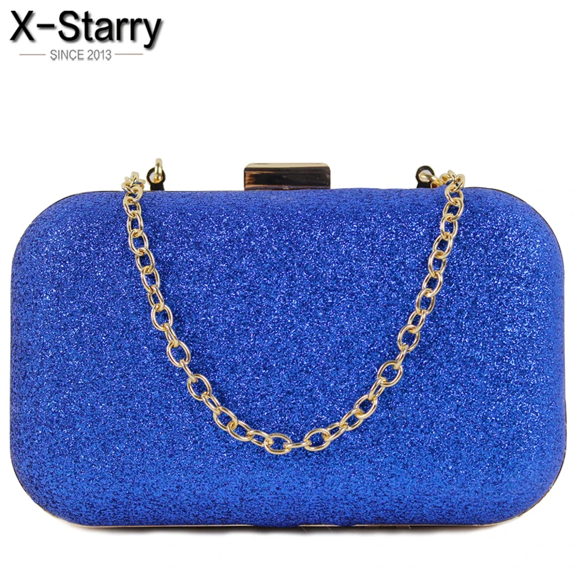  X-Starry new 2016 glitter day clutch women handbag ladies messenger bags chain shoulder bags party evening pouch bags HL1366 