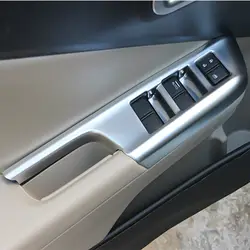Для Honda City 2016-2014 оконная панель управления стекло Подъемник Переключатель крышка Накладка протекторы автомобиля аксессуары для укладки
