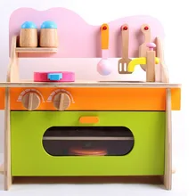 Новая деревянная кухонная игрушка набор деревянная разборка газовая горелка небольшого размера