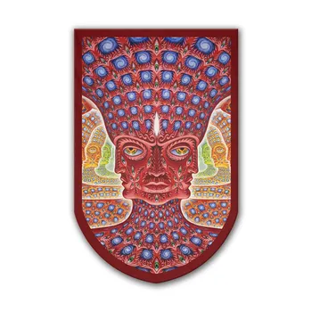 

Alex Grey Trippy Psychedelic Art Printing Garden Flag Dying Gaia Godself Buddhism Bedroom Decor Poster Flag Banner 23.63x37 inch