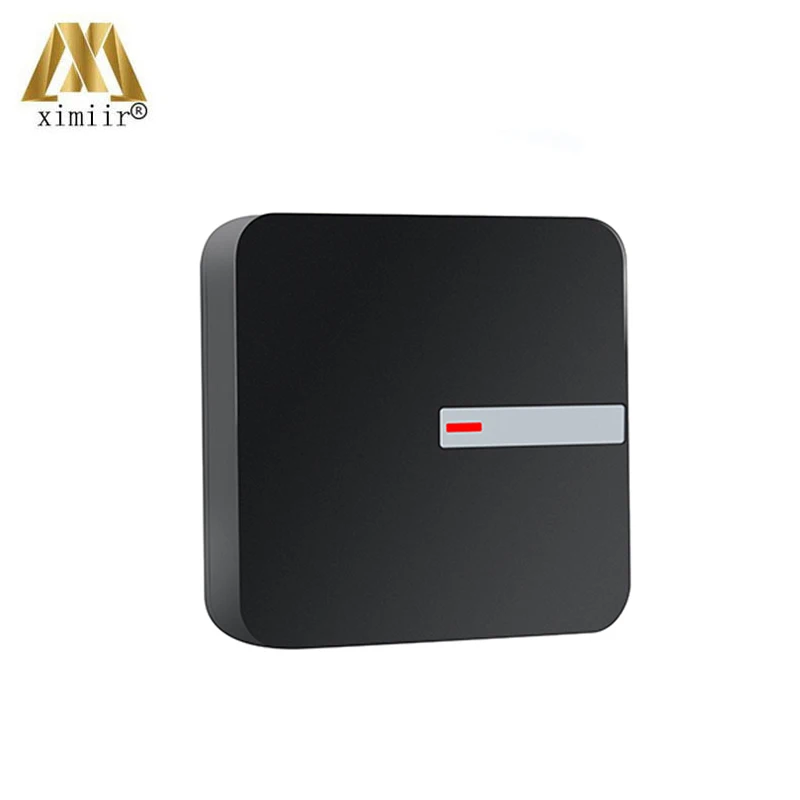 

New arrival IP68 waterproof DC12V 13.56MHz MF IC card reader R2 wiegand output 86x86mm access control system use