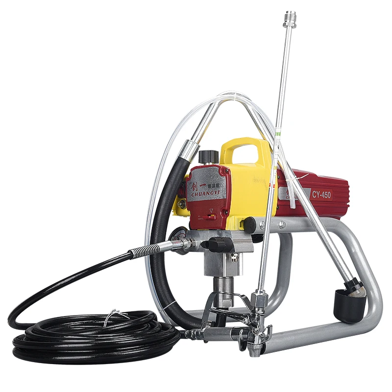 

220V High pressure airless spraying machine Large flow latex paint sprayer set 2.4L/min Y