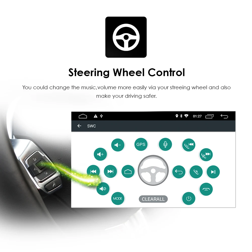 Perfect Ossuret 9 Inch 1024x600 IPS TouchScreen 1din Android 9.0 For BMW E39 E53 X5 Wifi 4G Bluetooth DVR RDS USB Sterring wheel control 22