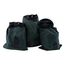 3 шт./компл. Зеленый Нейлон Водонепроницаемый сумка для хранения для путешествий Спорт на открытом воздухе сумка с карманами для сушки каноэ Байдарка Рафтинг туристическое снаряжение