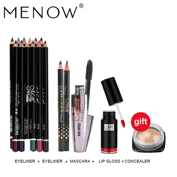 

Buy 3 get 1 gift Thick Mascara Set With Two Eyeliner Pencil &12 Color Eyeliner Pencil &38 Colors Kiss proof Matte&Concealer 5462