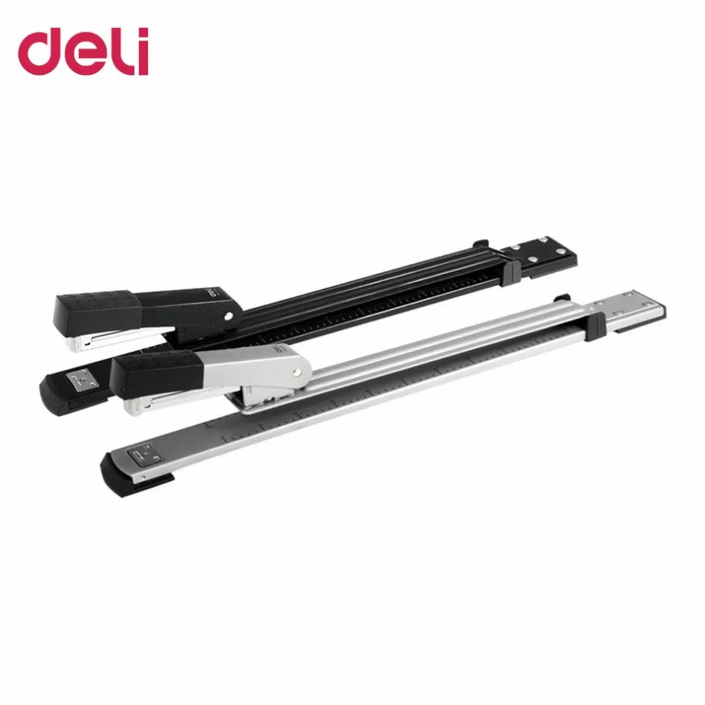 

Deli 0334 Stapler Long Arm Stapler Manual Metal Make Book Repair Book Stapler School Office Supplies 12# DropShipping