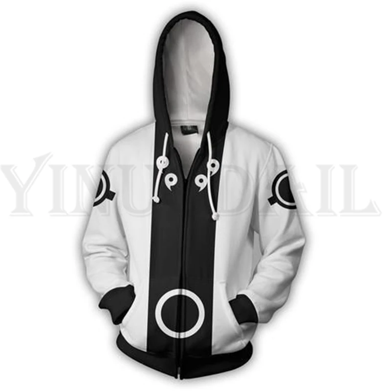 

Anime Naruto Sweatshirt Men and Women Zipper Hoodies UZUMAKI 3d Print Hooded Jacket for Boys Winter Costume Harajuku Streetwear
