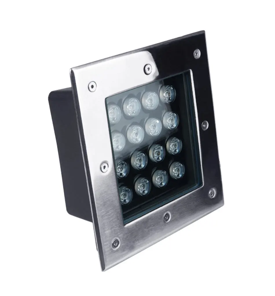 Parque de Luz ao ar Branco Verde Livre Jardim Iluminação Quadrado Recesso Enterrado Lâmpada Subterrânea Levou Luz Inground Ac110-240v 16w Ip66 10 Recesso Enterrado Lâmpada Subterrânea Levou Luz Inground