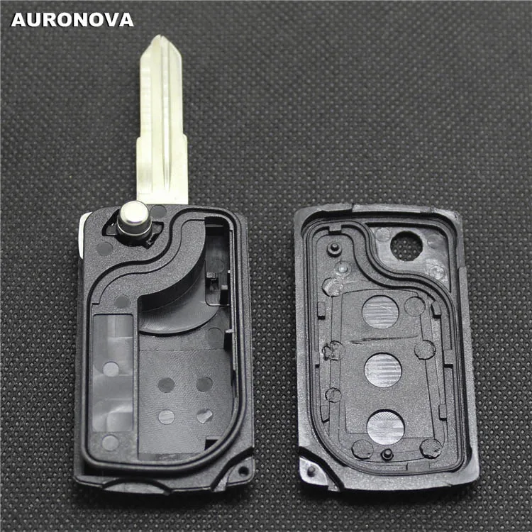 Auronnova Сменный складной ключ для Great Wall Haval Hover H3 3 кнопки чехол для дистанционного ключа от машины с логотипом