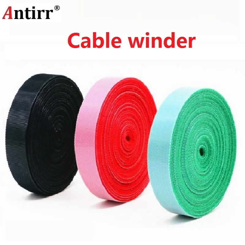 

Magic Strap Cord Cable Winder Marker Wraping Cabling Organizer DIY Cable Ties Belt Tailor Nylon Hook Tie For USB Computer Lines