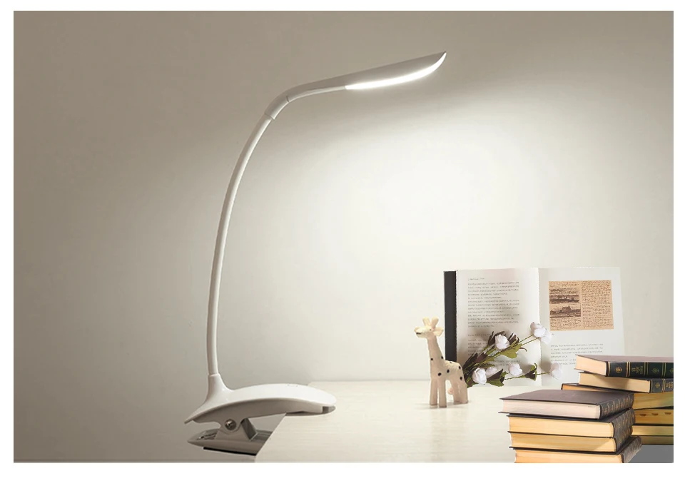 5V USB LED Table Lamp Children Eye Protection Study Reading Night Light With Clip (16)