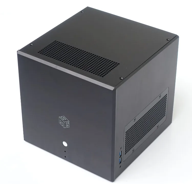 Cube 2 черный дизайн установка SFX power ITX с воздушным охлаждением корпус компьютера/Чехол/DIY коробка(239*230*245 мм