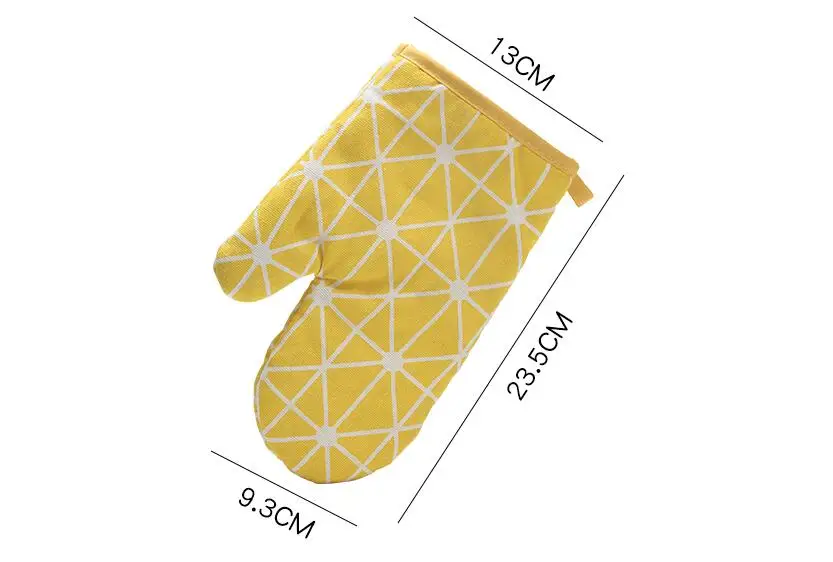 2 шт толстые хлопковые перчатки для микроволновой печи термостойкие нескользящие перчатки для выпечки Кухонные аксессуары инструмент для приготовления пищи