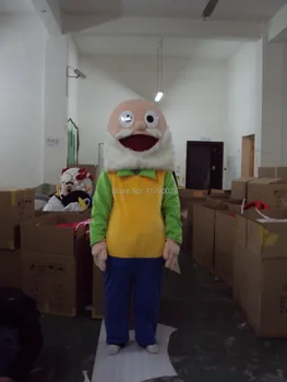 

cartoon old man mascot costume for Halloween