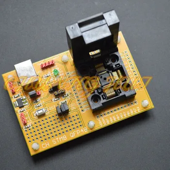 

IC test STM8-QFP48 Core board LQFP48 TQFP48 STM8A STM8S STM8L Download seat test socket Programmer adapter 0.5mm pitch