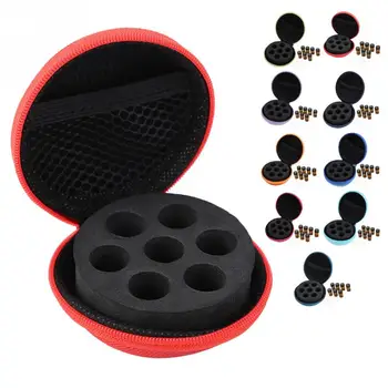 

9 Colors 7 Slots Potable Essential Oil Bottle Bag Organizer Holder Container