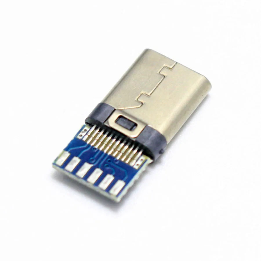 Штекерный разъем USB 3 1 типа C 2 шт. 24 контакта 56K 10 нФ сварочный тип с печатной платой