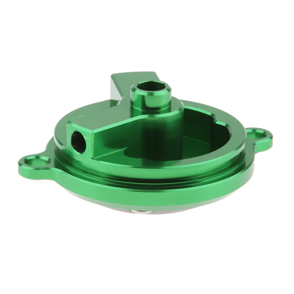 

80mm CNC Aluminum Alloy Engine Oil Filter Cap For Kawasaki KLX250/D-Tracker 1993-2016 Green 3.14 Inch Oil Filter Cover Cap Parts