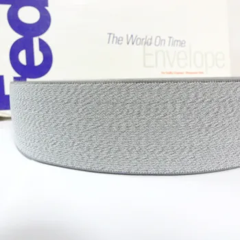 

27 Yards 40mm Grey Jeans Pattern Underwear Elastic Webbing