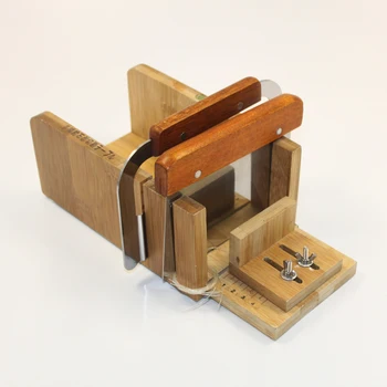 

Adjustable Multi-function Practical Wooden Soap Cutter Soap Making Tools Pro. Straight Stainless & Wave Cutter Free shipping