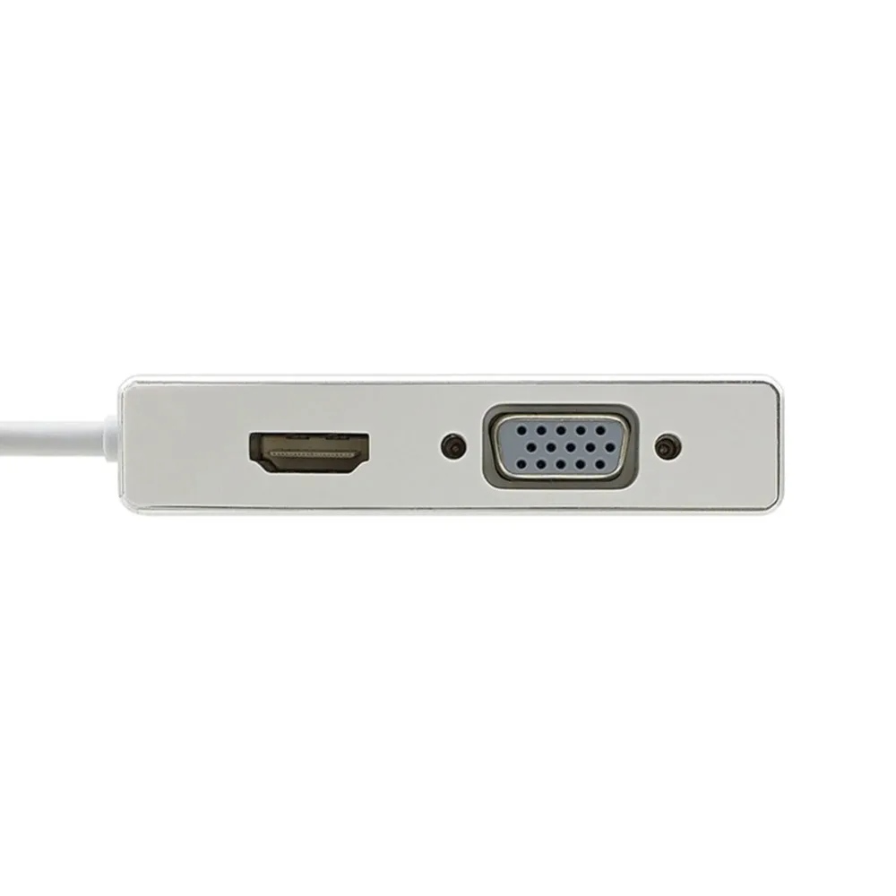 5 в 1 Тип C USB 3 HDMI VGA OTG концентратор адаптер конвертер кабель для компьютера