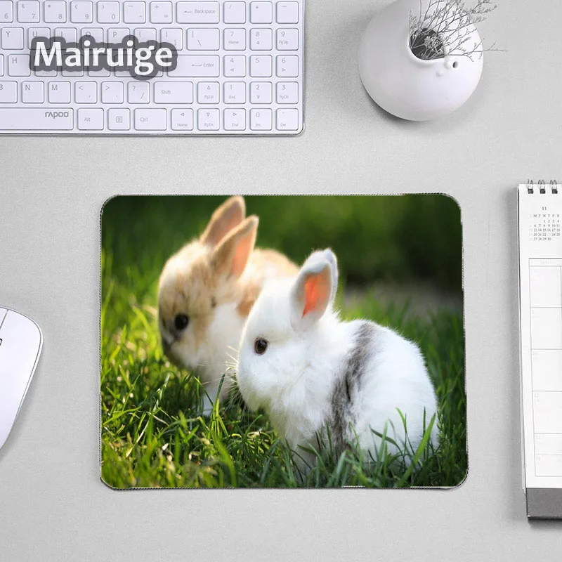 Mairuige So Cute Animals Rabbit шаблон для домашних животных Коврик мыши компьютера мини ПК