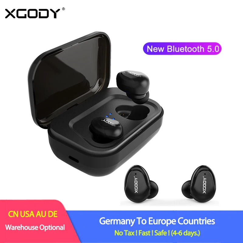 XGODY TWS In-ear Earphones Bluetooth 5.0 Smart Touch Sport True Wireless Earbuds HiFi Stereo Earphone Dual Microphone Headset P9 XGODY TWS In-ear Earphones Bluetooth 5.0 Smart Touch Sport True Wireless Earbuds HiFi Stereo Earphone Dual Microphone Headset P9