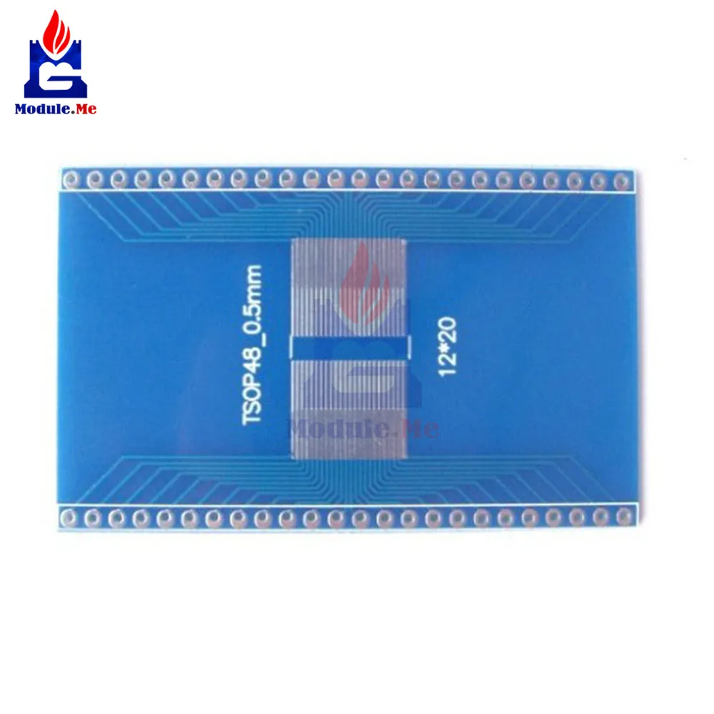 5 шт. TSOP48 до DIP48 0,5 мм Шаг интерпозер плата адаптер для печатной платы пластины хорошее