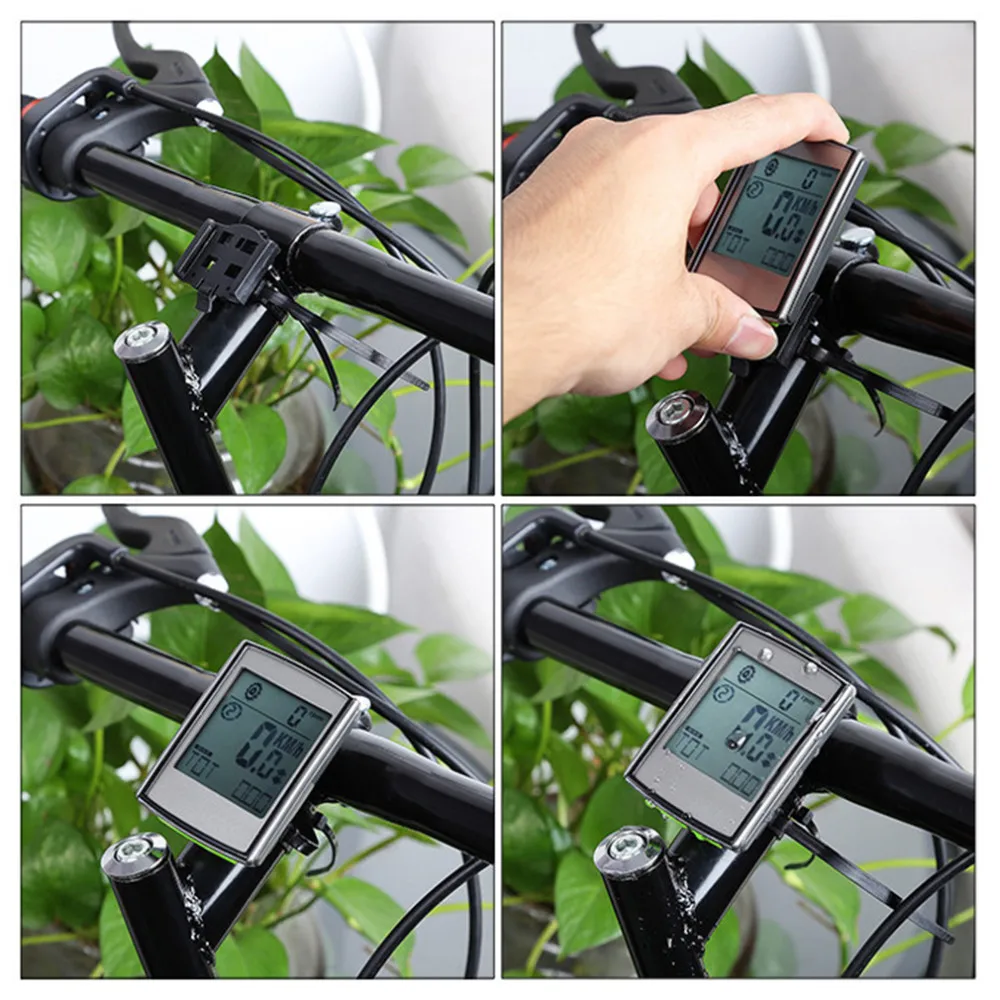 Беспроводной Велосипедный компьютер велосипедный одометр спидометр ЖК-дисплей 3 в 1 велосипедный компьютер с монитором частоты сердечных сокращений