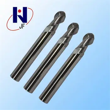 

Solid Carbide, 2 Flutes, Ball Nose, Aluminium, Metric, 45HRC, Overall Length 50mm ALN-JF2R R0.5*2*D6*50