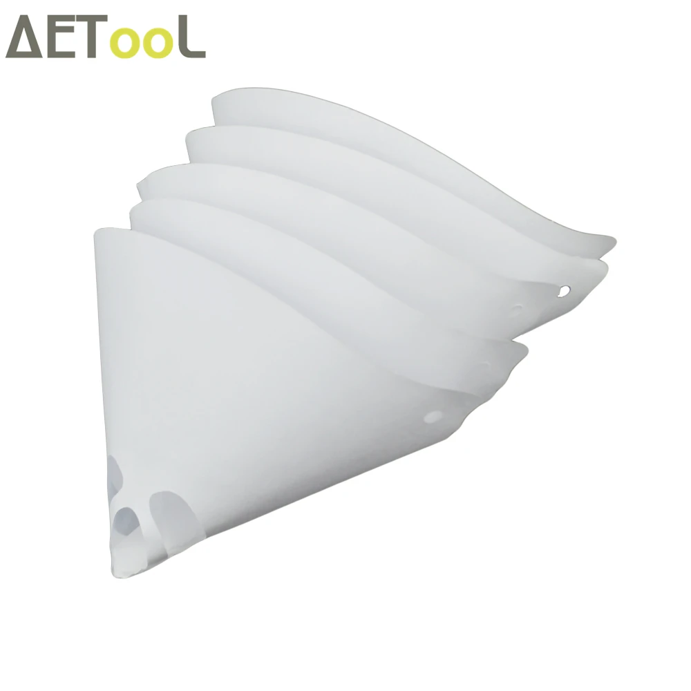 

AETool Brand 10PCS/Set Paper Paint Strainers Conical Strainers Mesh Filter Cone Strainer Spray gun Part Paint Funnel Tool